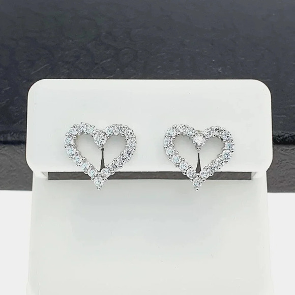 "925 sterling silver luxury CZ earrings for women/girls, Best for gift, RJUS2239 - Picture 1 of 11